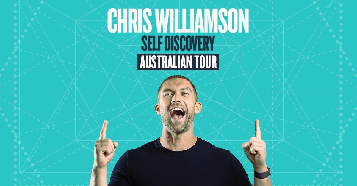 Chris Williamson's 'Self Discovery' Australian Tour is coming to Darling Harbour Theatre, ICC Sydney on Saturday 9 November 2024.