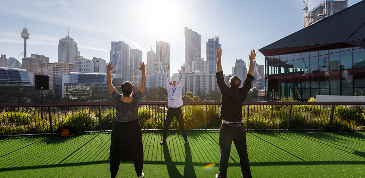 icc sydney tai-chi on event deck