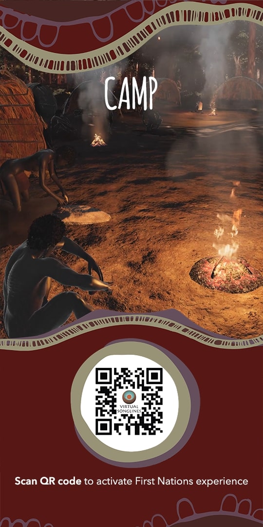 CAMP image with QR code CAMP