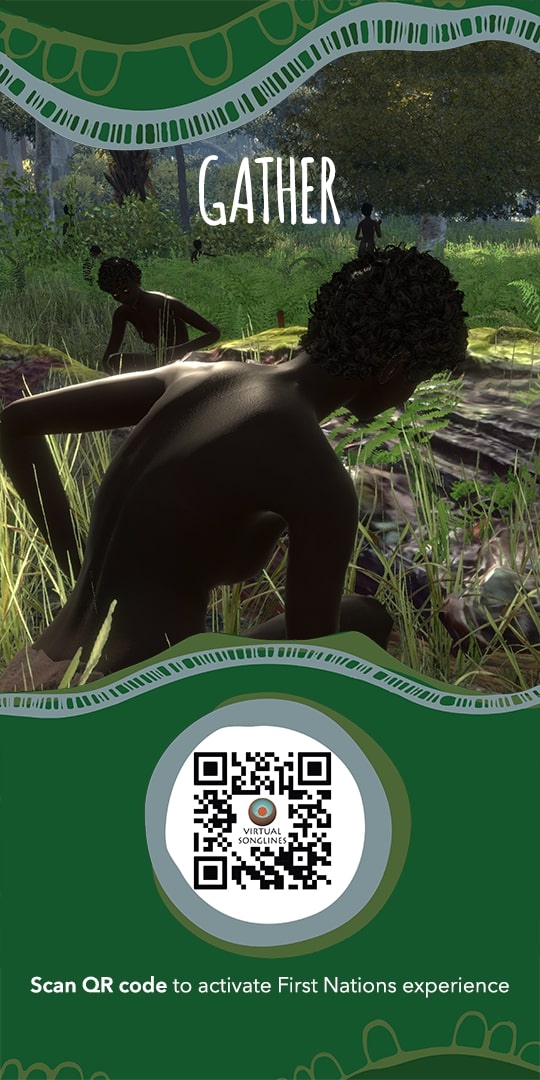 Gather image with QR code Gather